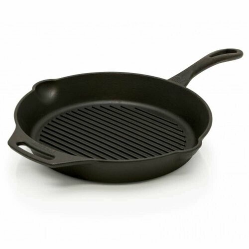 походная посуда stabilotherm hunter pan with folding handle open Походная посуда Petromax Grill Pan gp30 with Handle