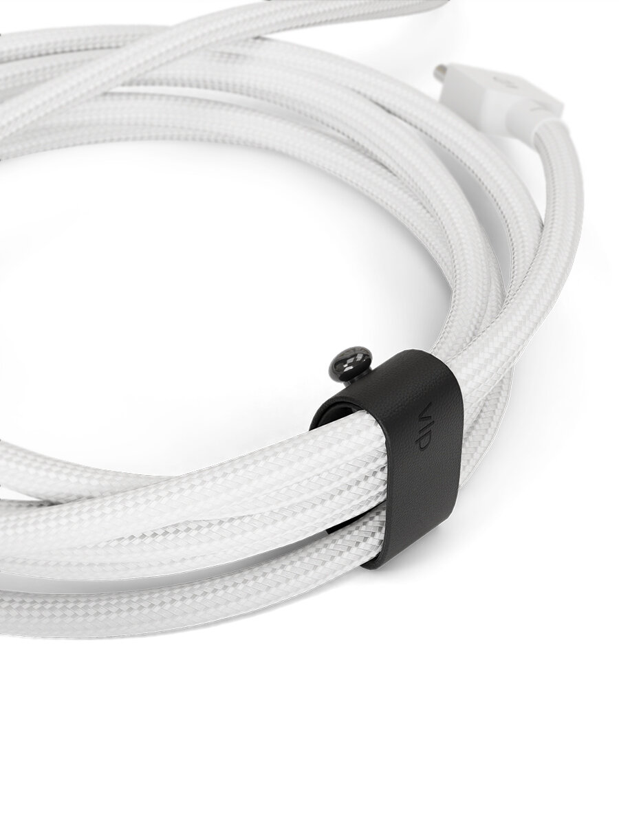 Кабель VLP Nylon Cable USB-C 1,2 м белый - фото №4
