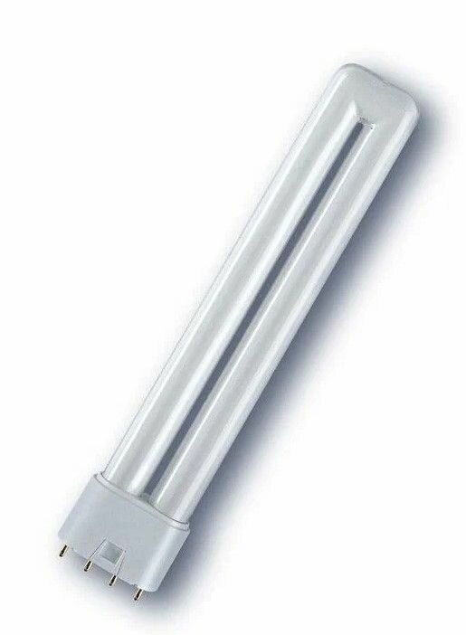 Лампа Люминесцентная Dulux 36W 220V 2G11 CFL L 2600Лм 4000К D-18mm L-411mm Диммируемая Энергосберегающая Свет Нейтральный белый OSRAM, уп. 1шт
