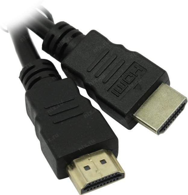 Кабель HDMI 7.5м Gembird v1.4 экранированный позолоченные разъемы черный CC-HDMI-4-7.5M - фото №18
