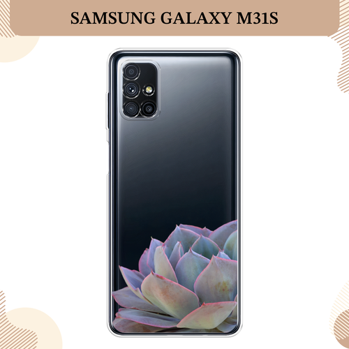 Силиконовый чехол Молодило уголок на Samsung Galaxy M31s / Самсунг Галакси M31s, прозрачный силиконовый чехол молодило на samsung galaxy m31s