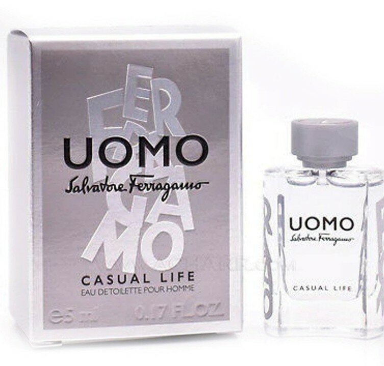 Salvatore Ferragamo туалетная вода Uomo Salvatore Ferragamo Casual Life, 5 мл Miniature