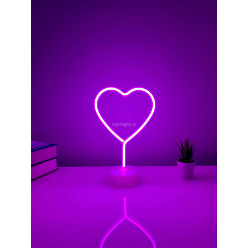 Неоновый светильник Сердце