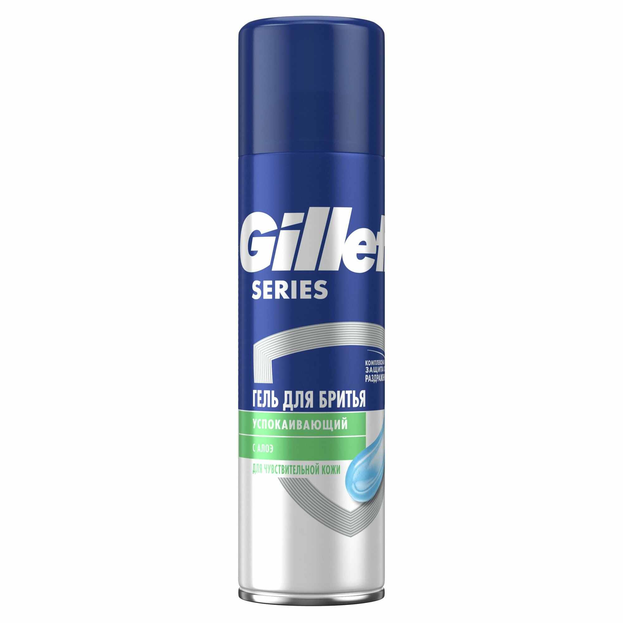 Гель для бритья Gillette Series Sensitive, для чувствительной кожи, мужской, 200 мл