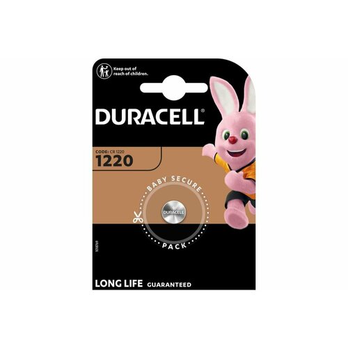 Элемент питания DURACELL CR 1220 BL1 элемент питания космос cr 1616 bl1