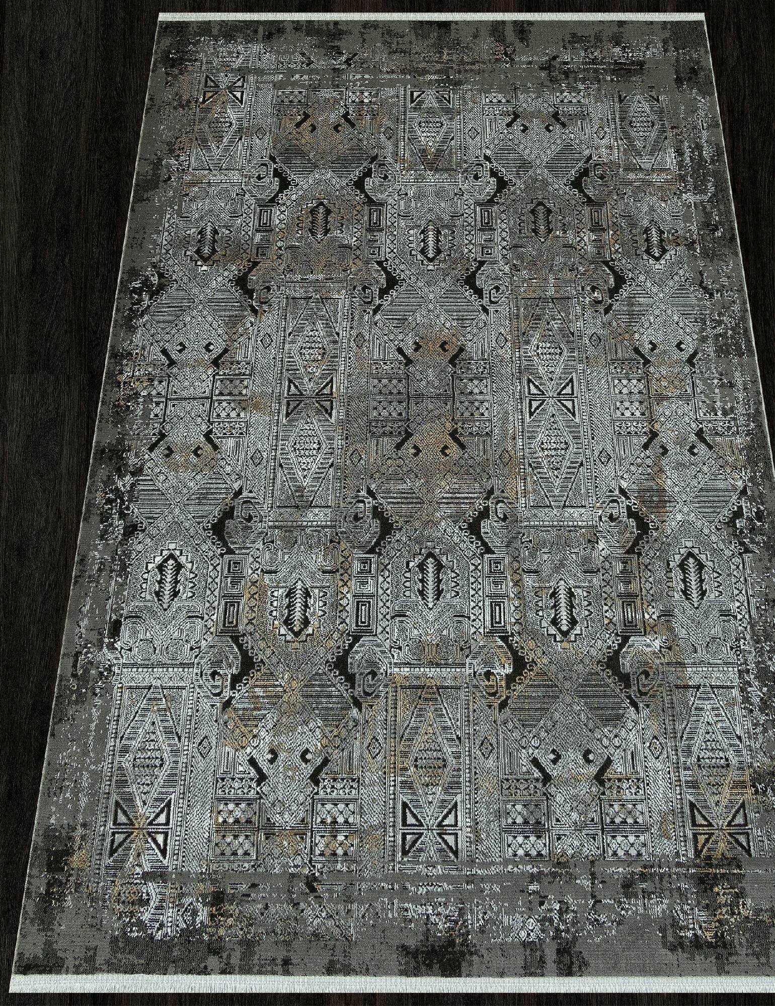 фото KARMEN HALI, Турция Ковер LISSABON SI023G GREY / GREY 0.78x1.5 м.