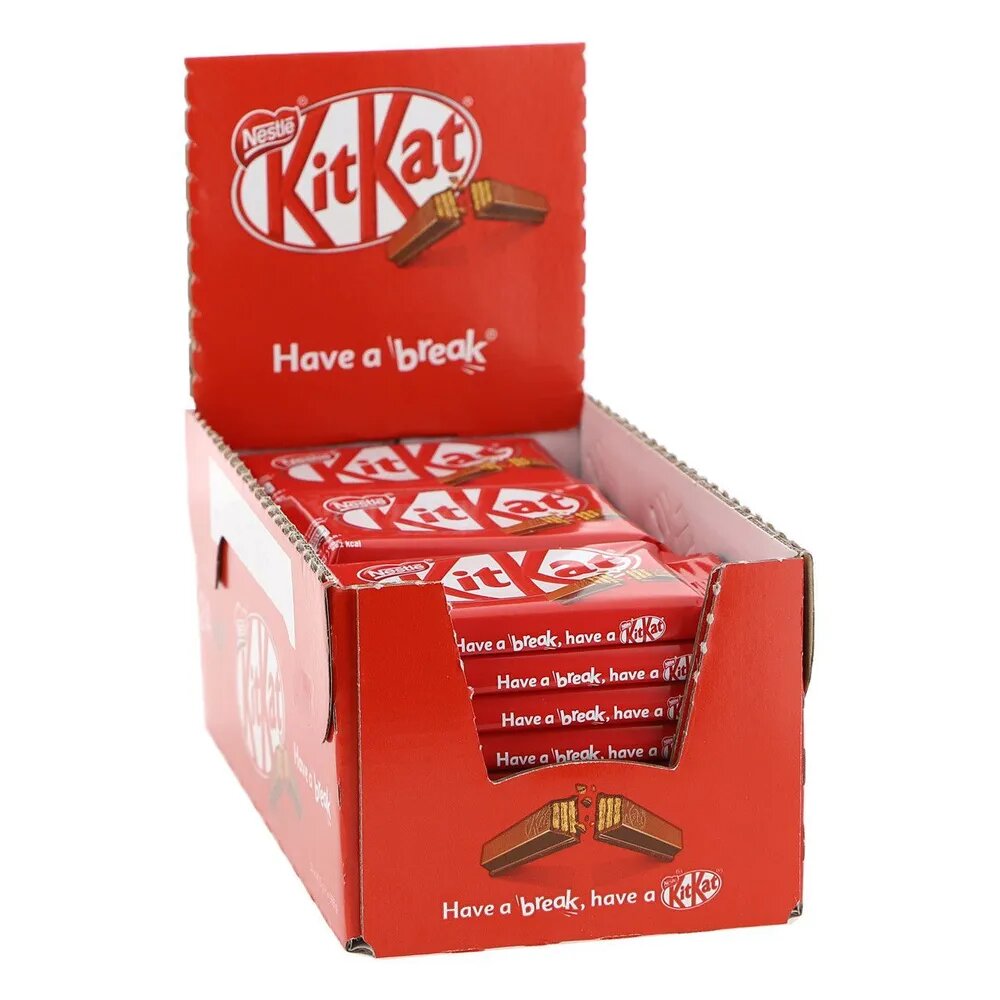 KitKat, Хрустящяя вафля в шоколаде, 24 шт x 41,5г