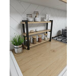 Полка декоративная кухонная подставка лофт - изображение