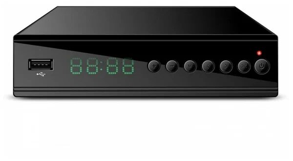 Приставки DVB-T/T2/С сигнал DOLBY DIGITAL DVB-T2/C HD HD-350 металл, дисплей
