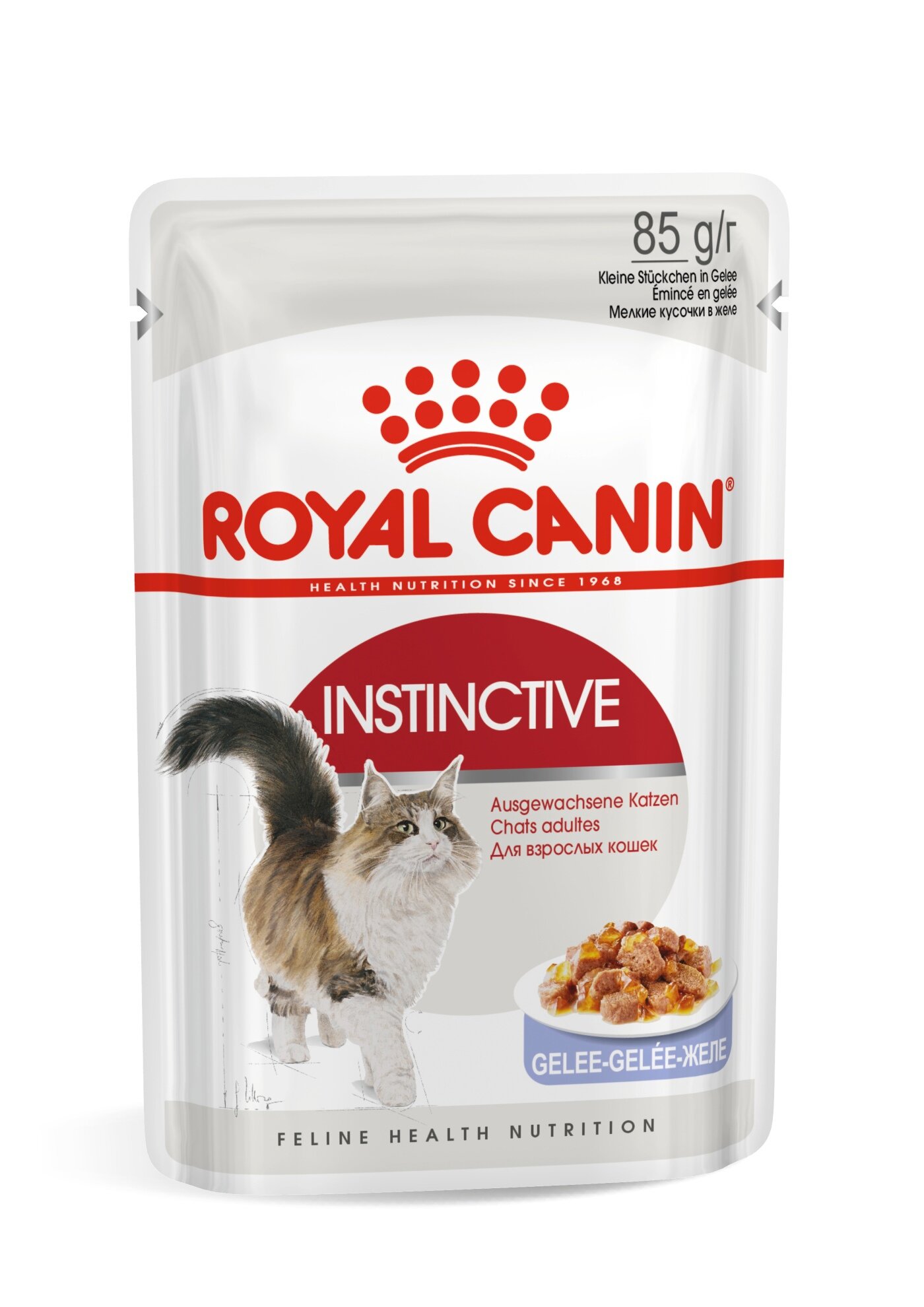 Влажный корм для кошек Royal Canin Instinctive Jelly 12 *85 гр.