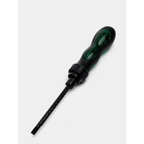 Отвертка двухсторонняя с храповым механизмом 6 х 180 мм 899₽