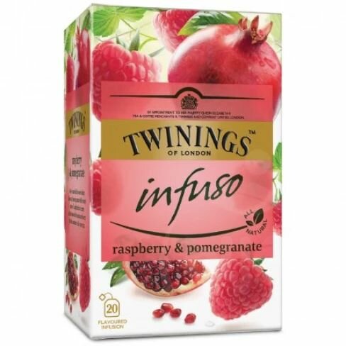 Twinings Infuso Raspberry Pomegranate 2г x 20пак чай фруктовый (17760) — фото 1