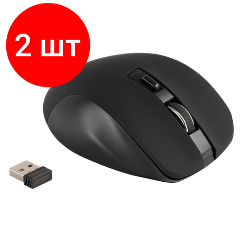 Комплект 2 штук Мышь компьютерная Acer OMR140 black 1600dpi wireless USBZL MCEEE00G 619100₽