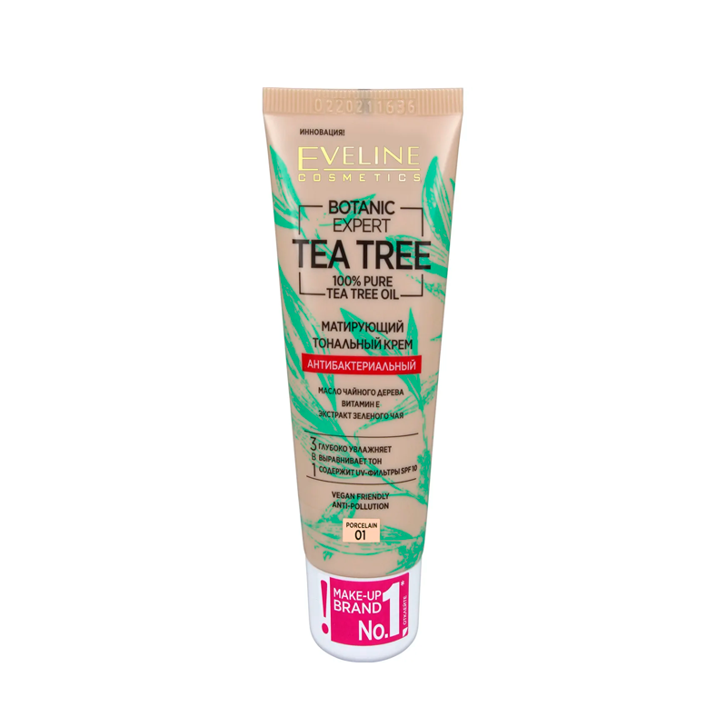 Тональный крем Eveline Cosmetics Botanic Expert Tea Tree т. 01 30 мл