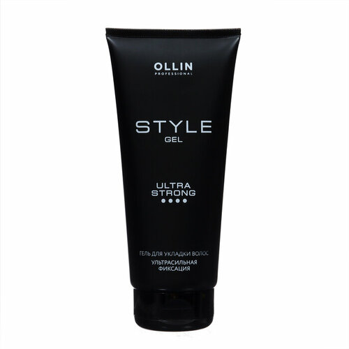 Гель ультрасильной фиксации Ollin Professional Style, 200 мл (комплект из 3 шт) укладка и стайлинг ollin professional гель для укладки волос ультрасильной фиксации ollin style