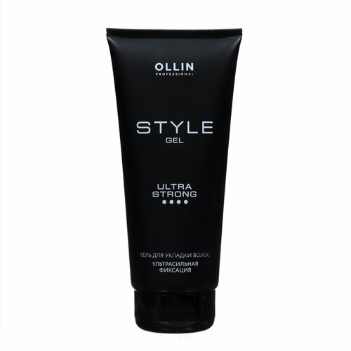 Гель ультрасильной фиксации Ollin Professional Style, 200 мл (комплект из 3 шт)