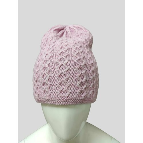 Шапка бини Мегашапка, размер 56, розовый шапка бини мегашапка размер 58 розовый