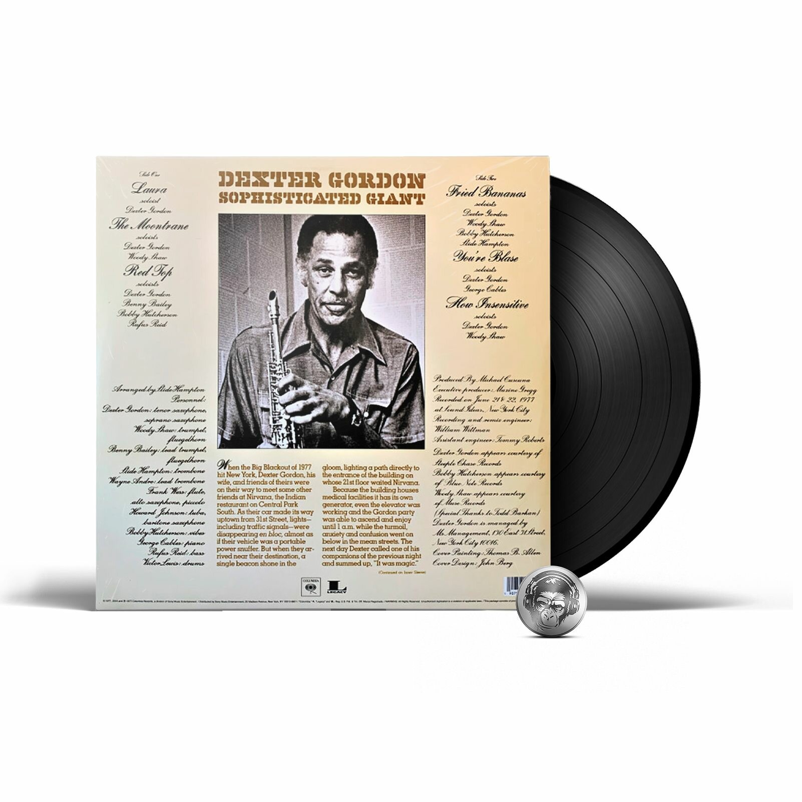 Виниловая пластинка Dexter Gordon Виниловая пластинка Dexter Gordon / Sophisticated Giant (LP) Sony Music - фото №3