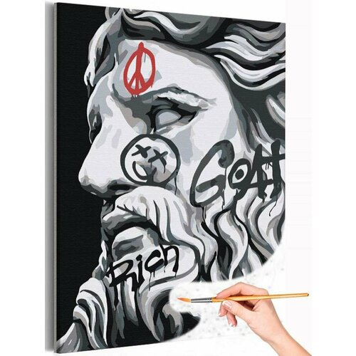 Зевс граффити Арт Раскраска картина по номерам на холсте 40х60