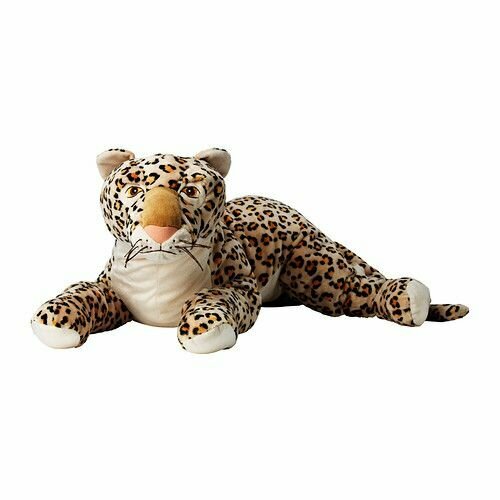 Мягкая игрушка Ikea Morrhar, детская игрушка леопард Икеа Морхар, 80 см