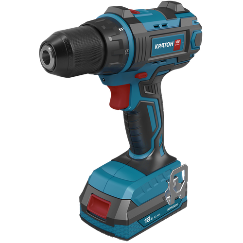Дрель-шуруповерт аккумуляторная бесщеточная Кратон BCD18-OFA SET АКБ 20Ач ЗУ кейс 9693₽