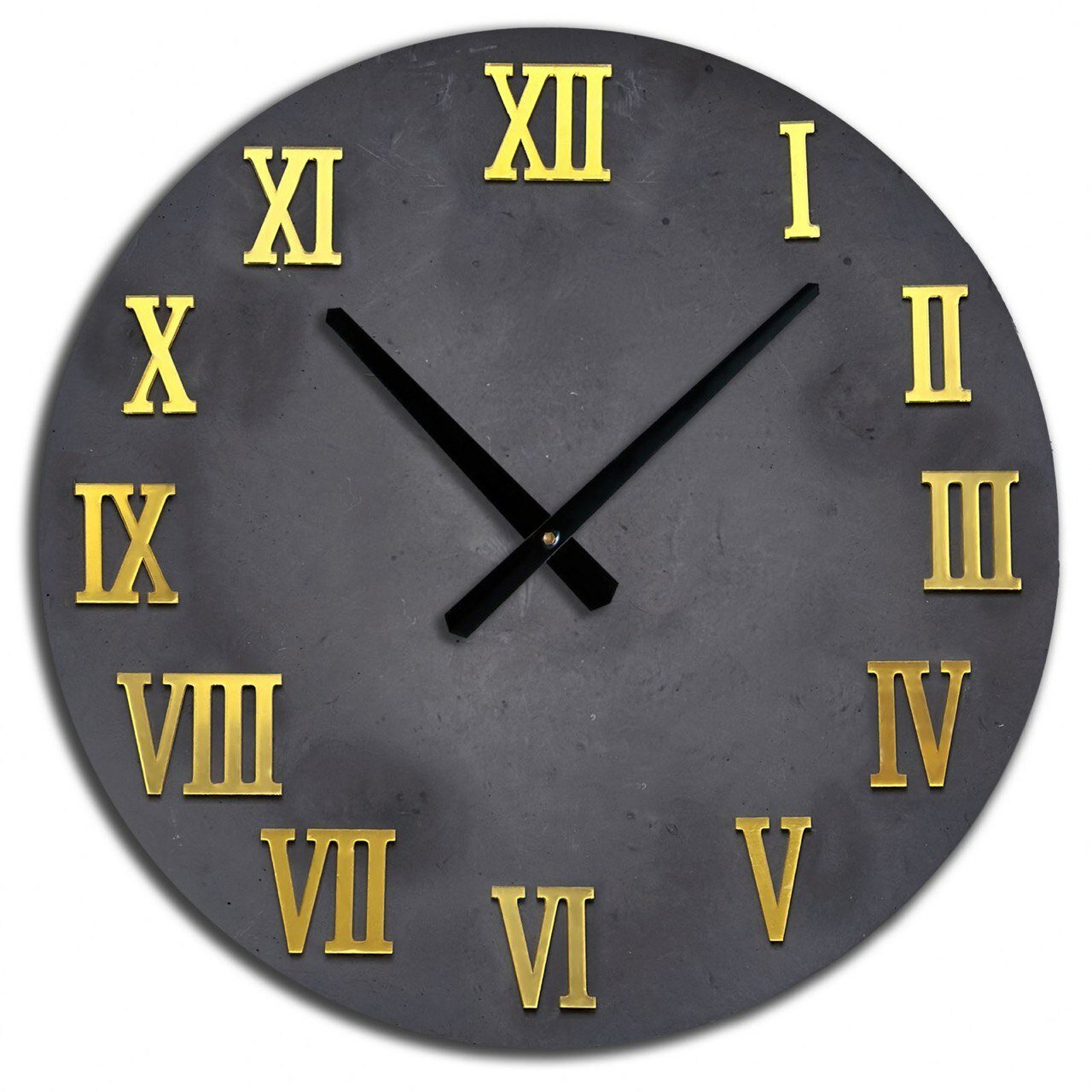 фото Зеркальные римские цифры " Желтое Золото", 4,5см