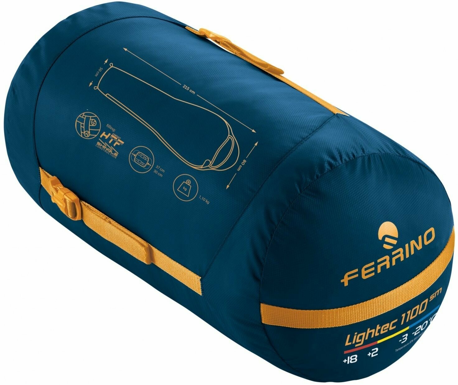 Спальный мешок Ferrino Lightech SM 1100 Blue
