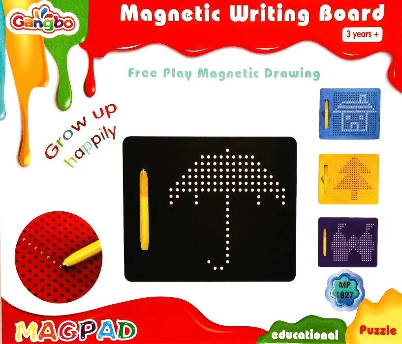 Магнитный планшет/ доска для рисования детская с шариками и планшет для рисования в подарок/ детский планшет/ развивающая игрушка/ Детский графический планшет для рисования/ планшет в подарок/ магнитная доска/ планшет для рисования бесплатно