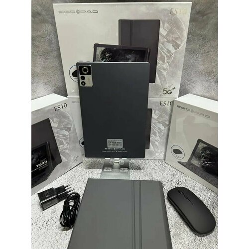 Планшет EGOPAD es10 4ГБ128ГБ с клавиатурой и стилусом черный 819000₽