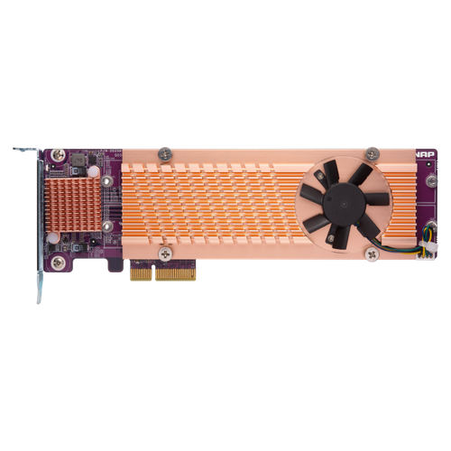 Карта расширения QNAP QM2-4S-240 qnap qm2 2p2g2t expansion card 2 slots m 2 2280 nvme pcie gen3 x4 interface 2x 2 5 gbe base t