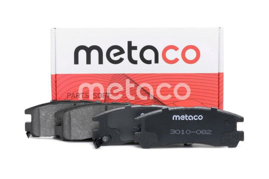 METACO 3010-082 Колодки тормозные задние дисковые к-кт