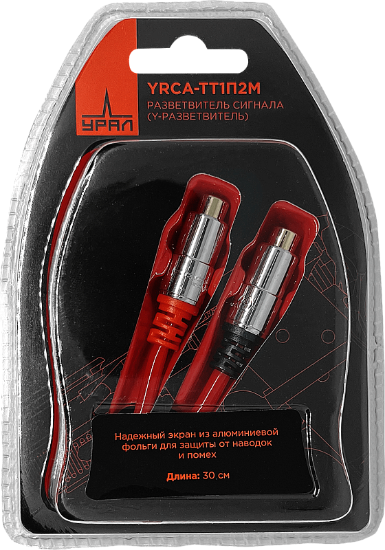 фото Провод соединительный урал ТТ YRCA-ТТ1П2М RCA-Разветвитель 1ПАПА-2МАМЫ