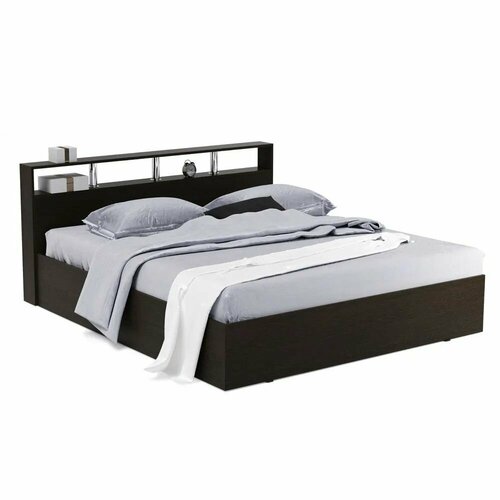 Кровать Арина 1800 с выдвижными ящиками, Венге. Ориноко