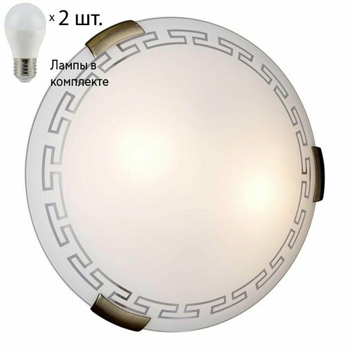 Потолочный светильник со светодиодными лампочками E27 комплект от Lustrof 69226-694213 2444₽