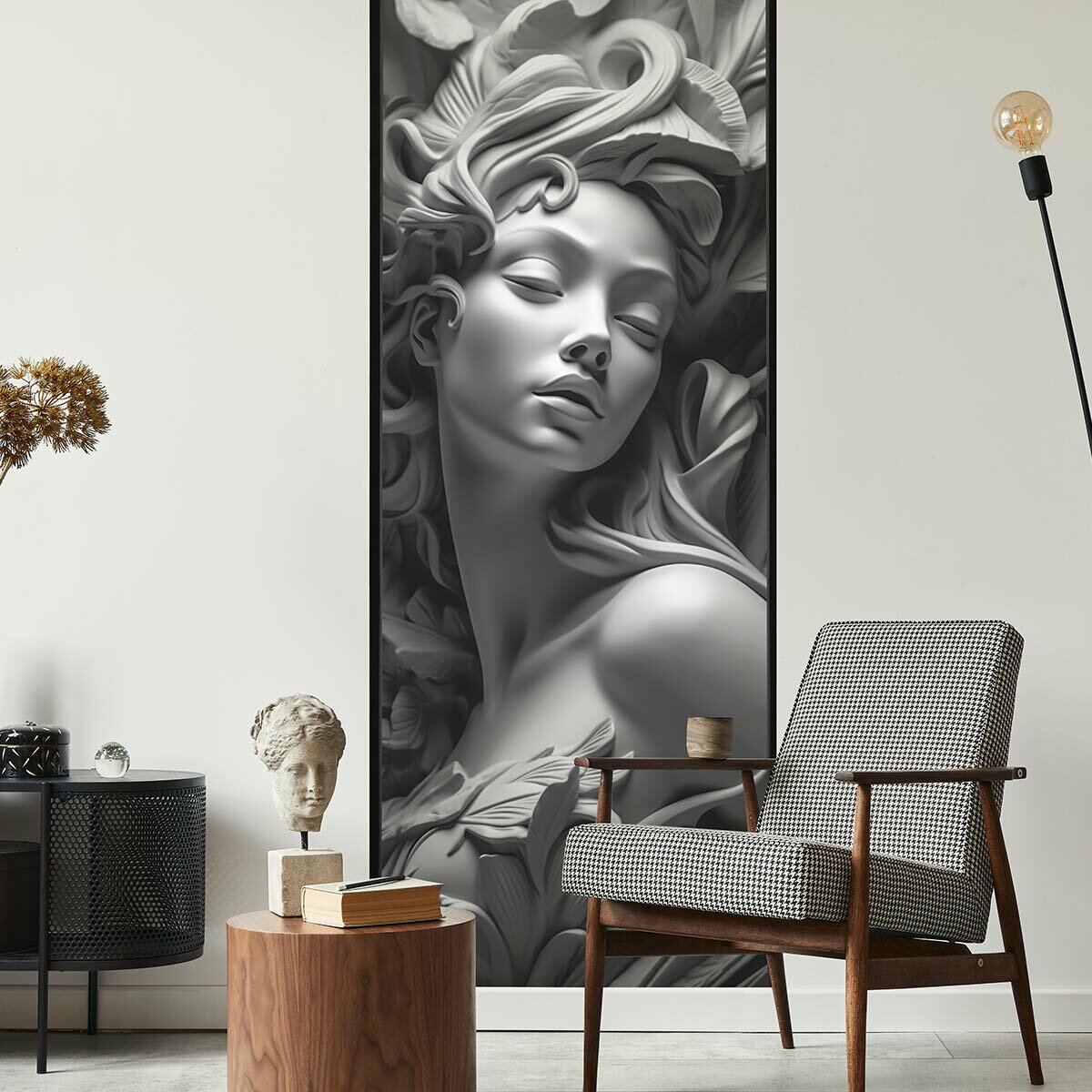 Фотообои флизелиновые с виниловым покрытием VEROL "Барельеф", 110х283 см, моющиеся обои на стену, декор для дома
