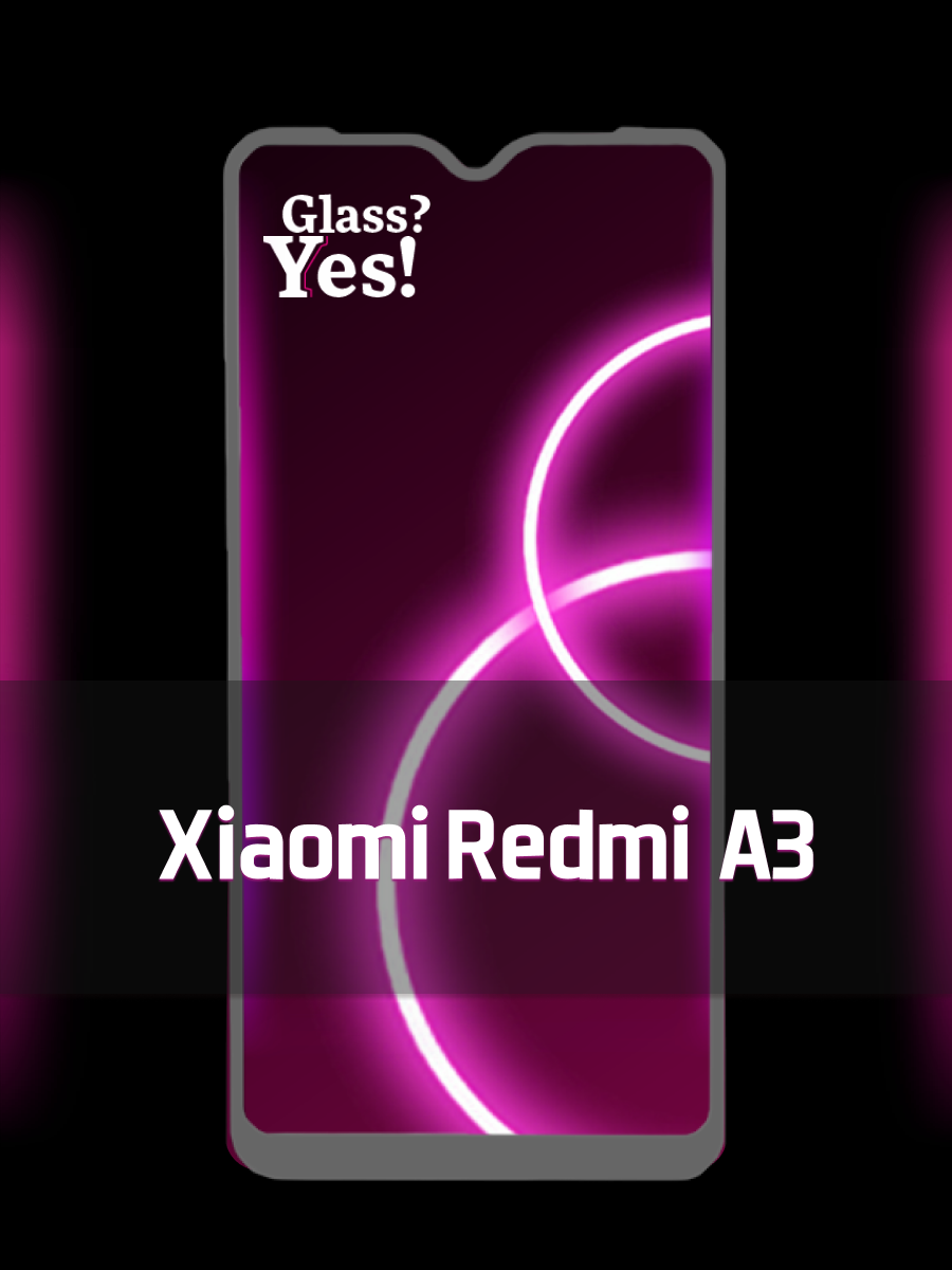 Защитное стекло на Xiaomi Redmi A3 a 3 для Сяоми Ксиоми Ксеоми Редми А3 а 3