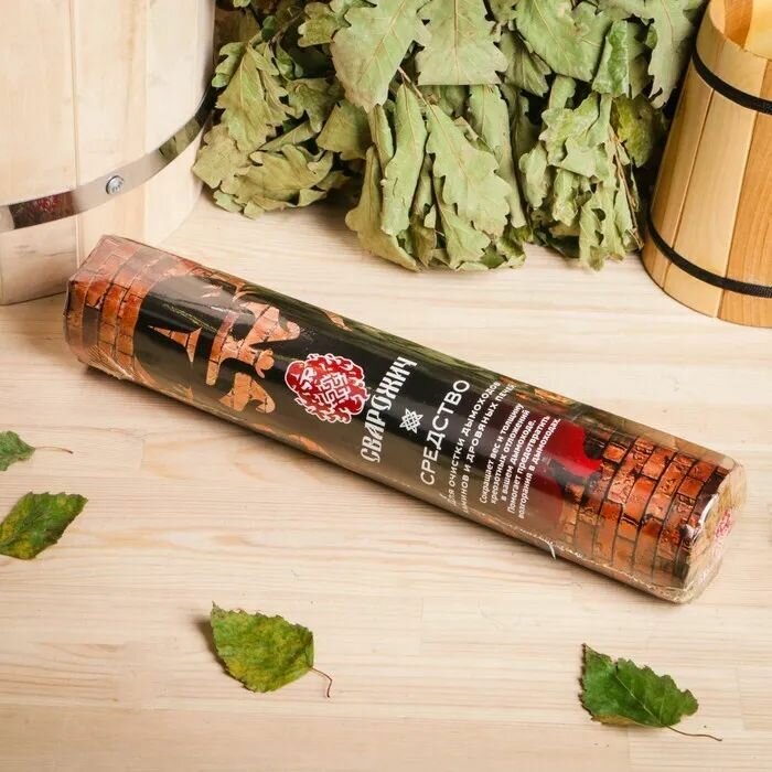 Полено для чистки дымохода Сварожич мини  Трубочист  0 75 кг