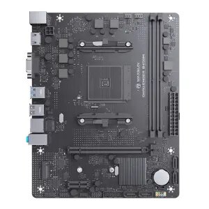 Материнская плата mATX MAXSUN (AM4, AMD B450, 2*DDR4 (3200), 4*SATA 6G RAID, M.2, 2*PCIE, Glan, VGA, HDMI, 2*USB 3.2, 2*USB 2.0) RTL - фото №7