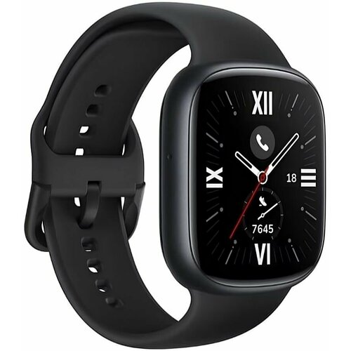 Смарт-часы Honor Watch 4 TMA-B19, 45.3мм, 1.75, черный / черный [5502aarj] смарт часы blackview x5 1 3 черный черный [x5 black]