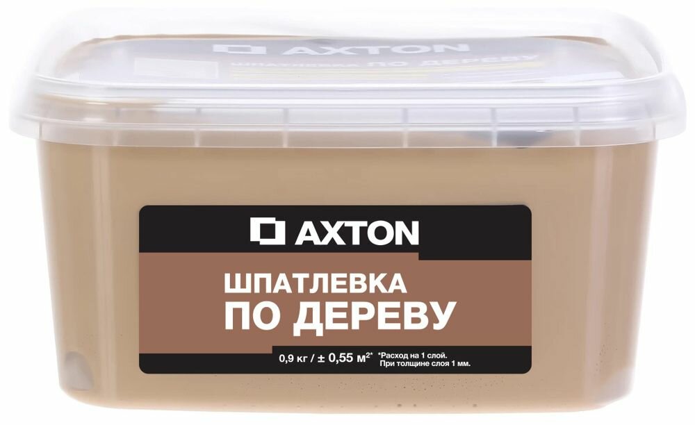 Акстон шпаклёвка для дерева дуб натуральный (09кг)
