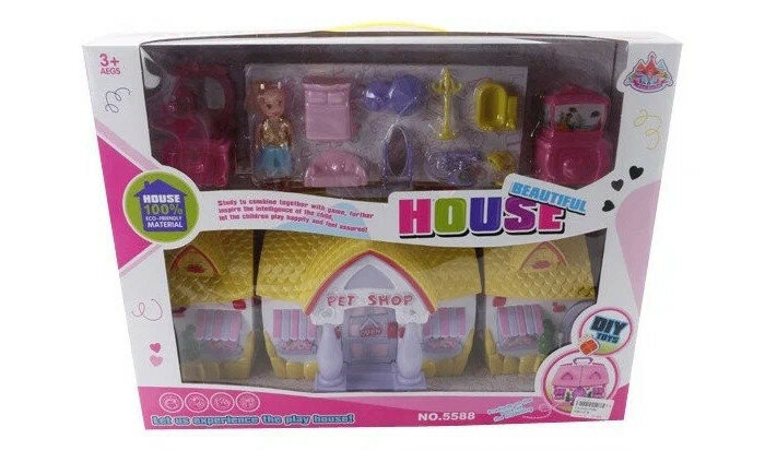 Дом для кукол с аксессуарами 43870