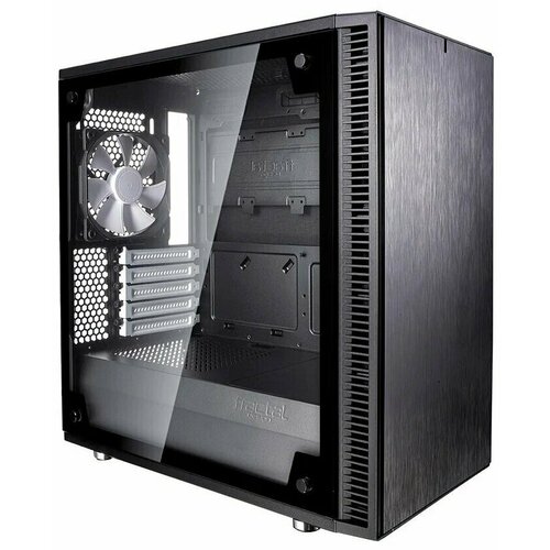 Компьютерный корпус Fractal Design Define Mini C TG черный корпус fractal design define s2 vision blackout e atx без бп черный