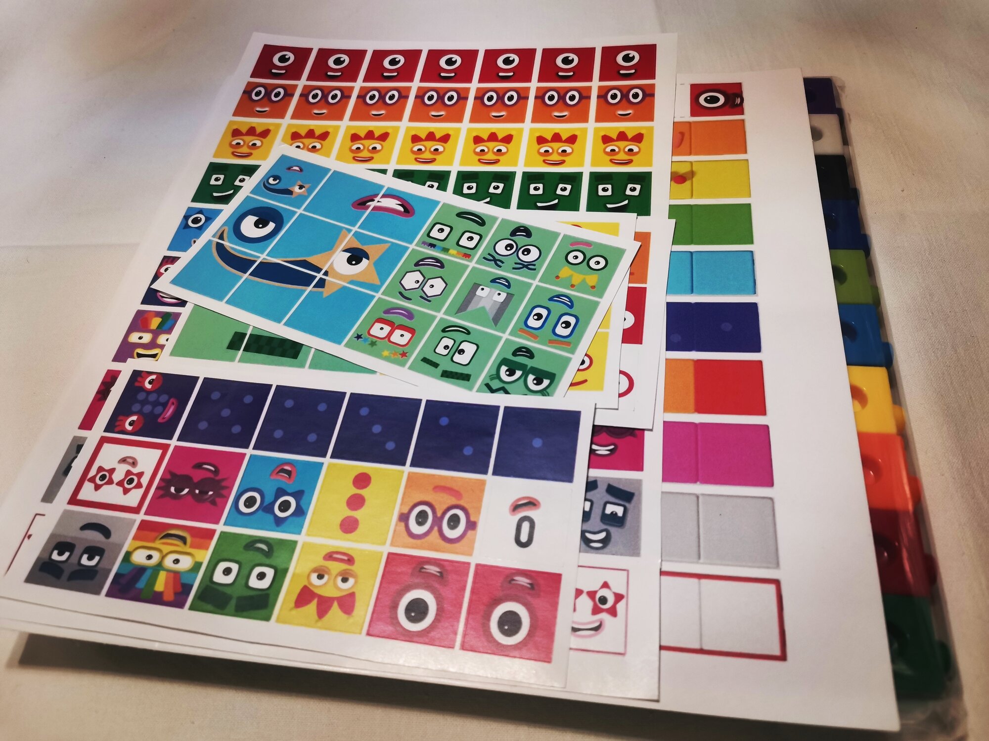 Кубики "Numberblocks конструктор" эмоции — фото 1