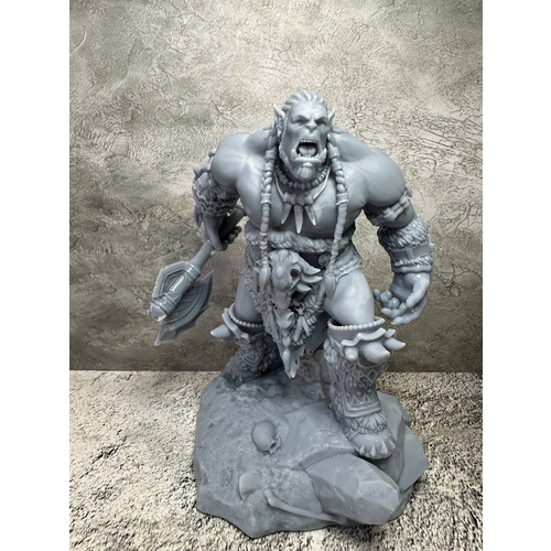 Durotan World Of Warcraft фигурка 10 см Серый без покраски 4030₽