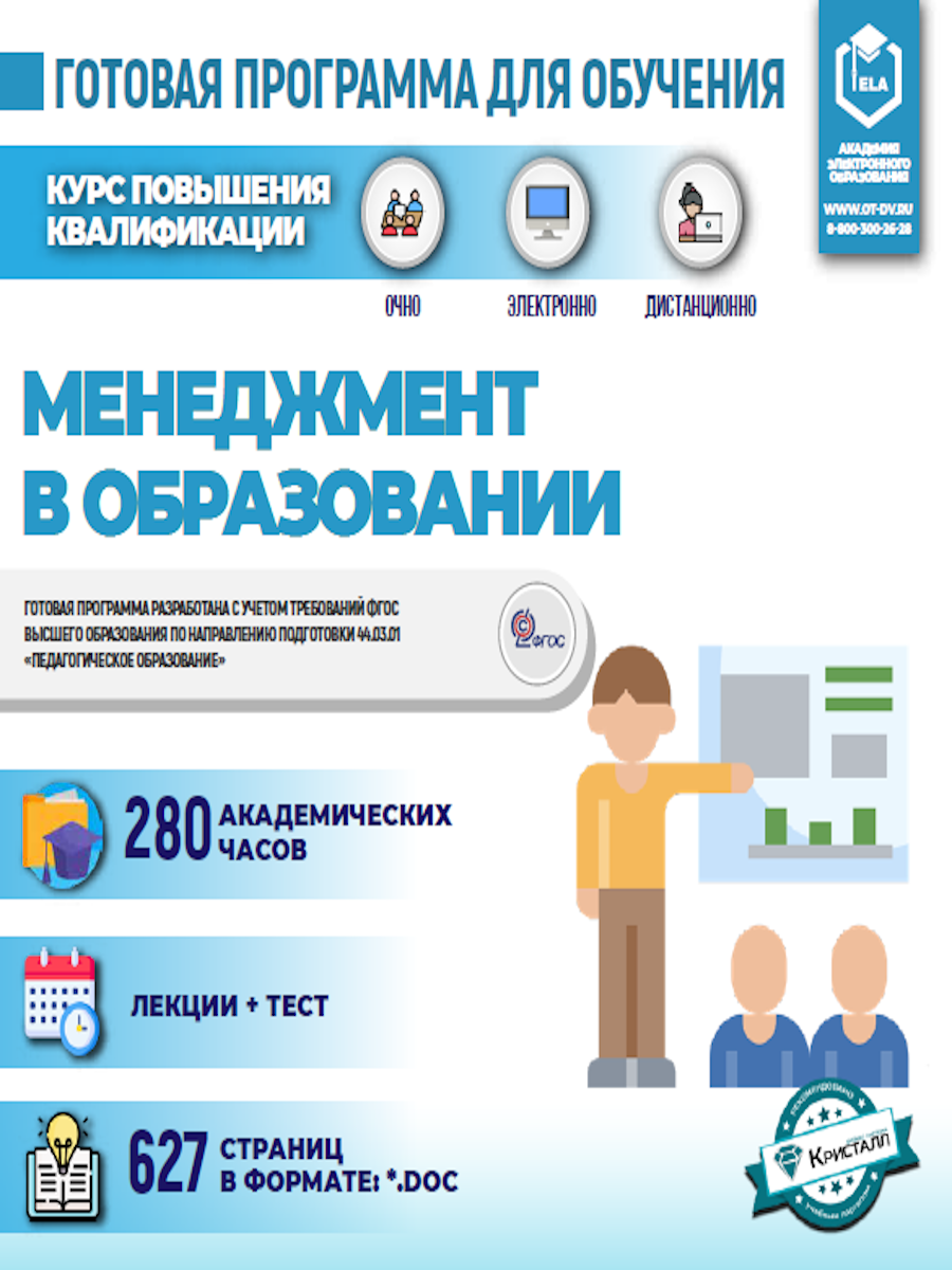 Комплект учебной программы "Менеджмент в образовании"