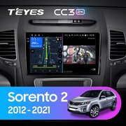 Магнитола Teyes CC3 2K 4-32 Kia Sorento 2 II XM 2012-2021 9.5" (F3)