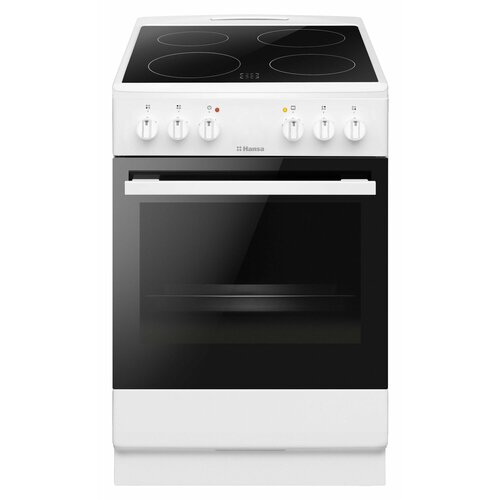 Электрическая плита Hansa FCCW53183H белый 7800 Вт 71 л рецепты на дверце 3 режима нагрева 4799900₽