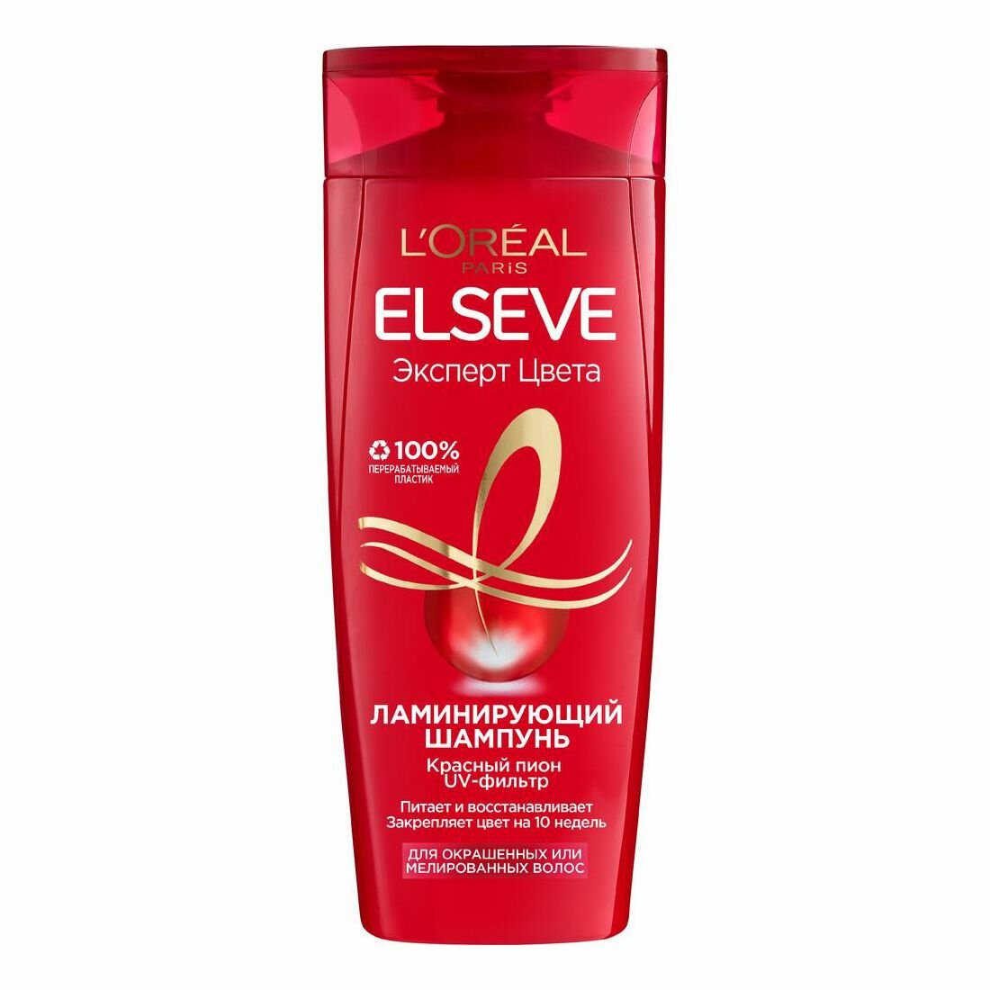 Шампунь-уход L'Oreal Paris Elseve цвет и блеск для окрашенных или мелированных волос 400 мл