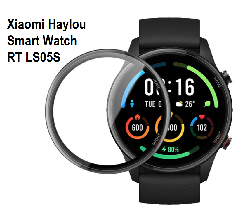Защитная пленка MyPads Tape для умных смарт-часов Xiaomi Haylou Smart Watch RT LS05S глянцевая