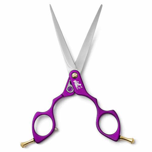 Профессиональные ножницы TAA для груминга 7.0 SCZ70 прямые, фиолетовые, ножницы для стрижки животных